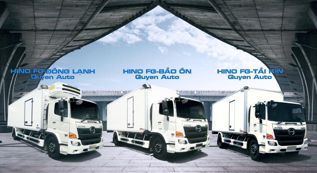 thùng xe Hino FG đông lạnh, bảo ôn, tải kín được đóng bởi quyền auto