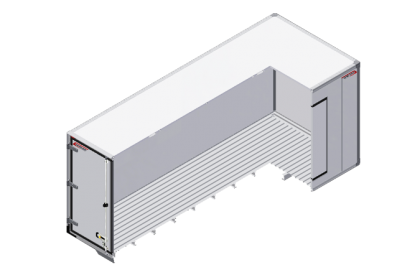 Dry freight truck body - Under 6 tons 3