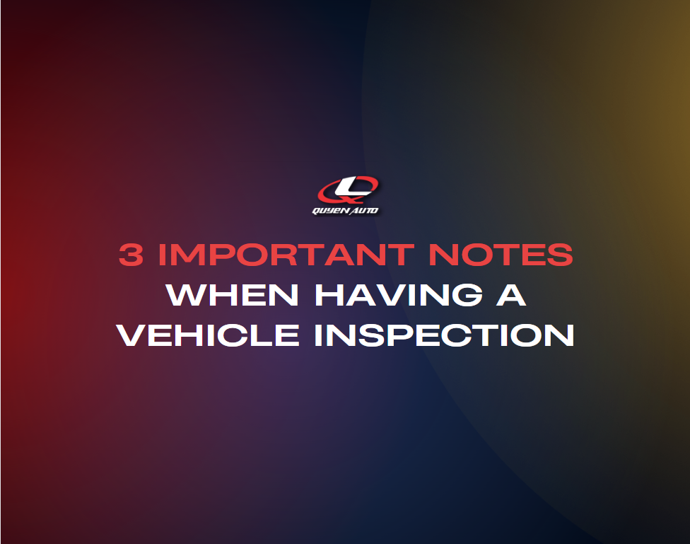 Vehicle inspection notes