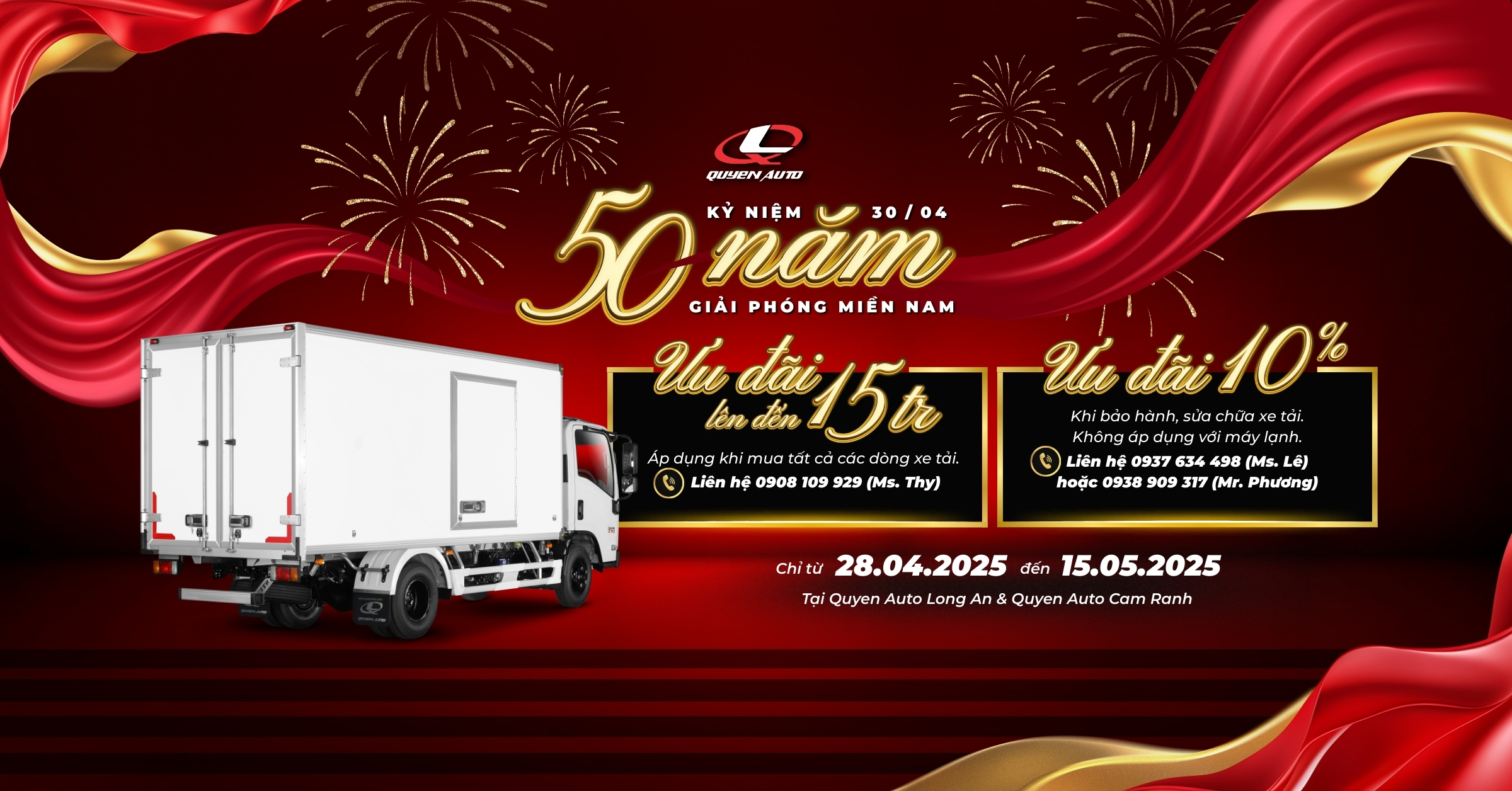 uu dai 30 thang 4 tai Quyen Auto