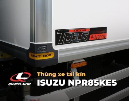 ISUZU NPR85KE5 & THÙNG TẢI KÍN QUYEN AUTO