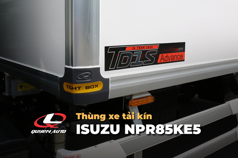 ISUZU NPR85KE5 & THÙNG TẢI KÍN QUYEN AUTO