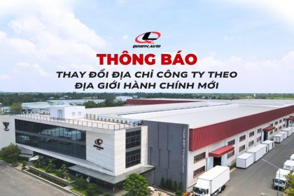 Quyen Auto thông báo thay đổi địa chỉ theo địa giới hành chính mới