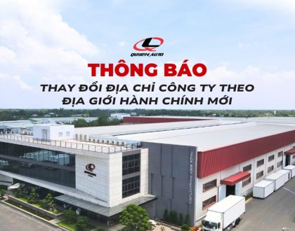 Quyen Auto thông báo thay đổi địa chỉ theo địa giới hành chính mới