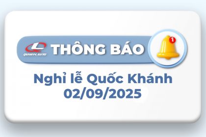 Quyen Auto thong bao lich nghi le Quoc Khanh 2 thang 9 nam 2025