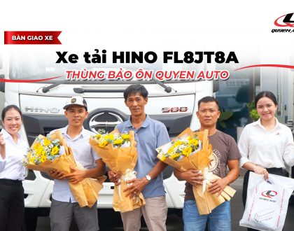Quyen Auto ban giao 3 xe bao on Hino FL8JT8A