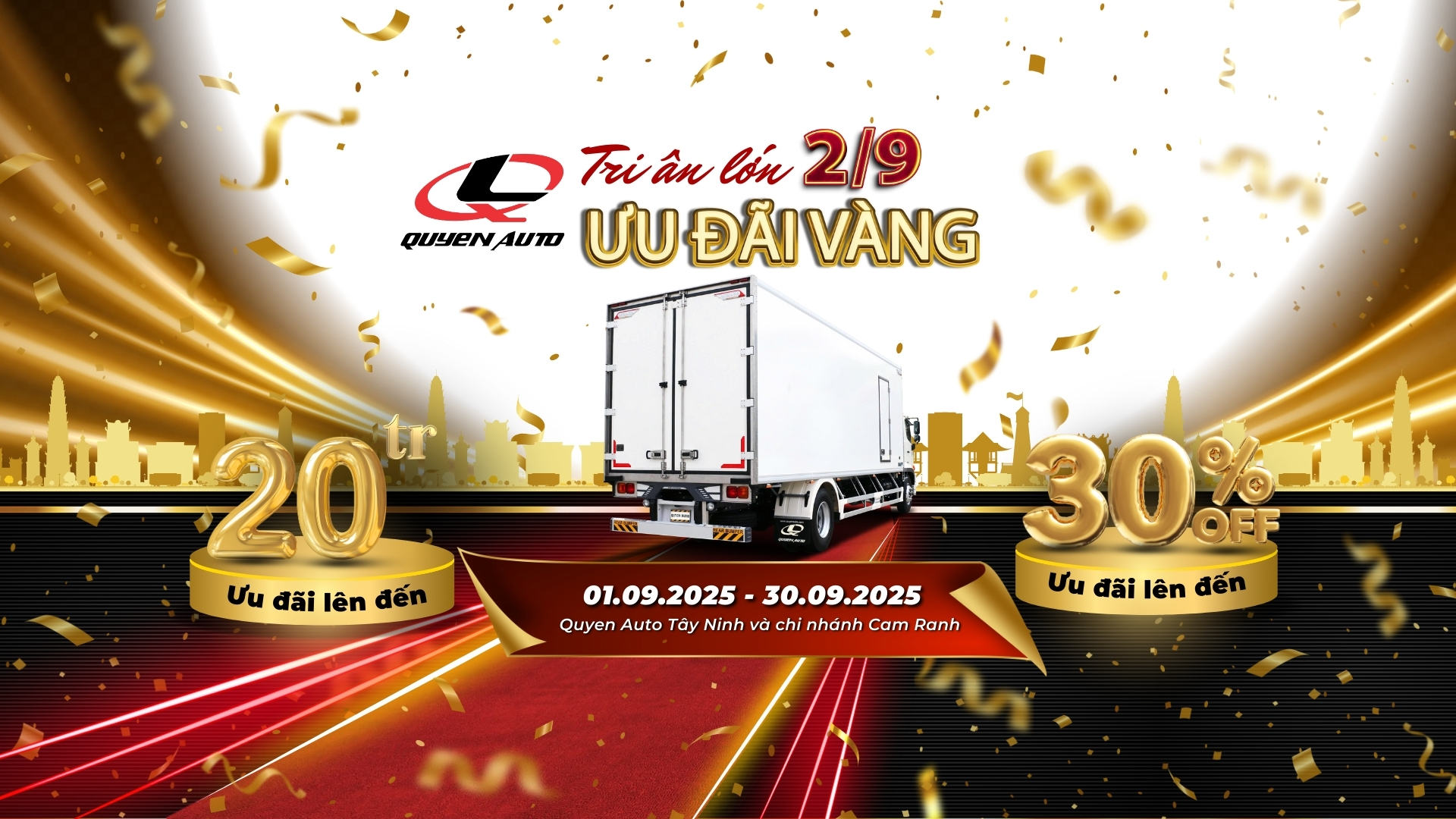 Chương trình ưu đãi 2/9 Quyen Auto