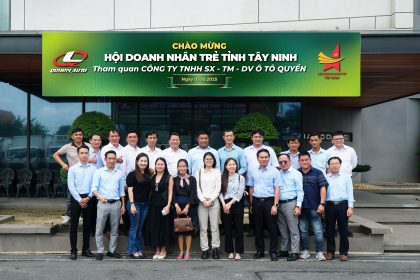 Chào đón Hội Doanh nhân trẻ tỉnh Tây Ninh tham quan nhà máy QUYEN AUTO