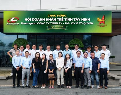 Chào đón Hội Doanh nhân trẻ tỉnh Tây Ninh tham quan nhà máy QUYEN AUTO