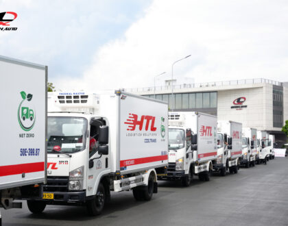 Lễ bàn giao dự án 10 xe tải đông lạnh Quyen Auto x HTL Logistics Solutions x ISUZU Thăng Long