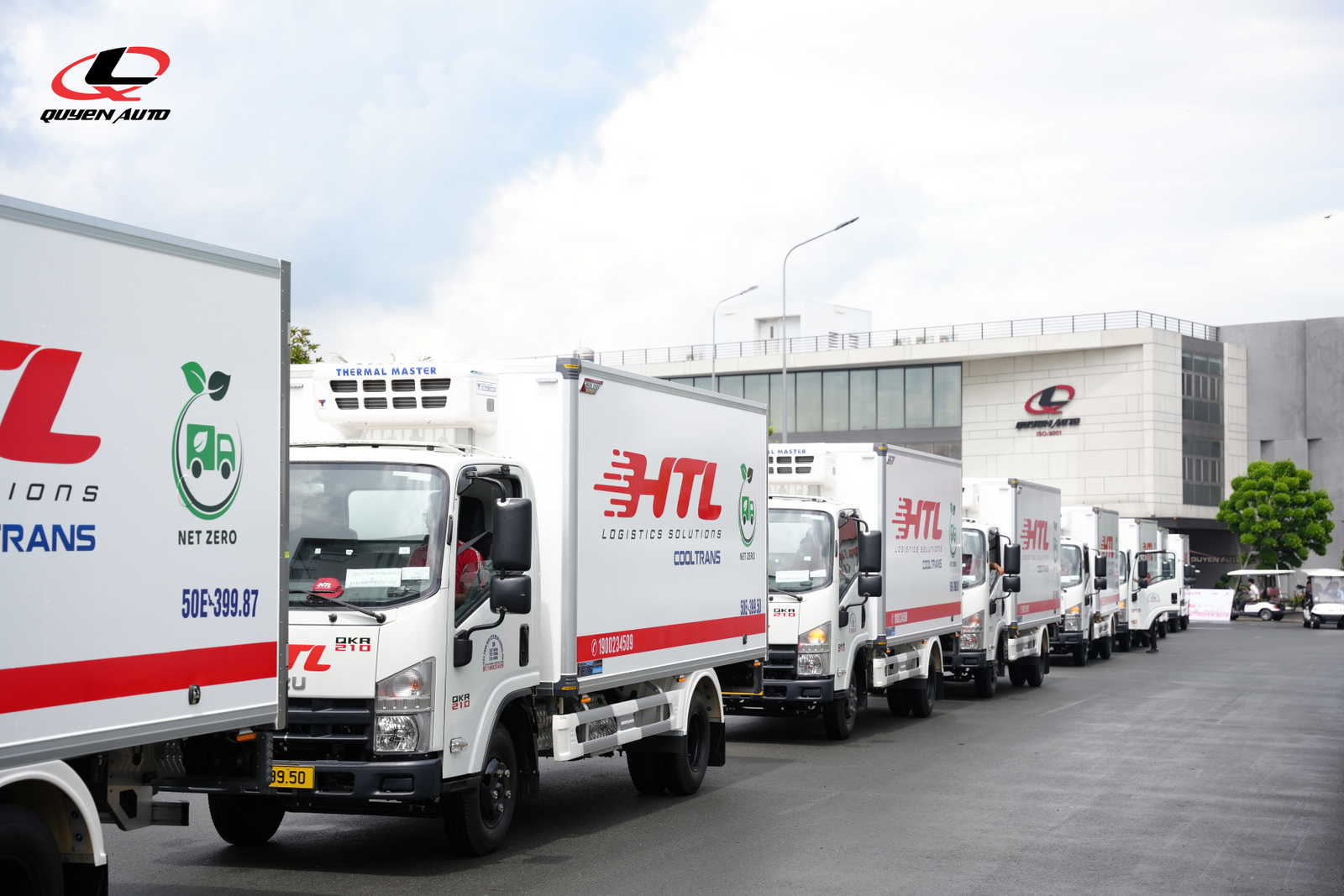 Lễ bàn giao dự án 10 xe tải đông lạnh Quyen Auto x HTL Logistics Solutions x ISUZU Thăng Long