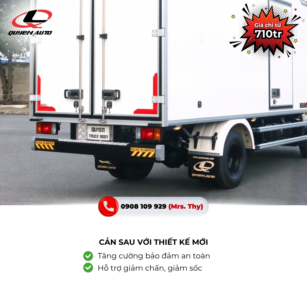 Xe tai thung kin dong lanh ISUZU QMR77HE5A Quyen Auto