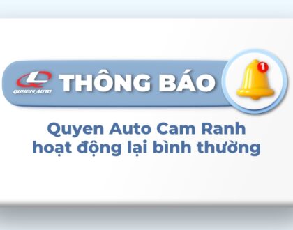 Thông báo hoạt động lại bình thường | Quyen Auto Cam Ranh