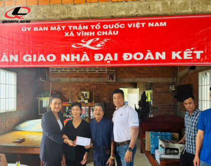 Quyen Auto tham gia cùng địa phương trao nhà Đại Đoàn Kết tại Tây Ninh