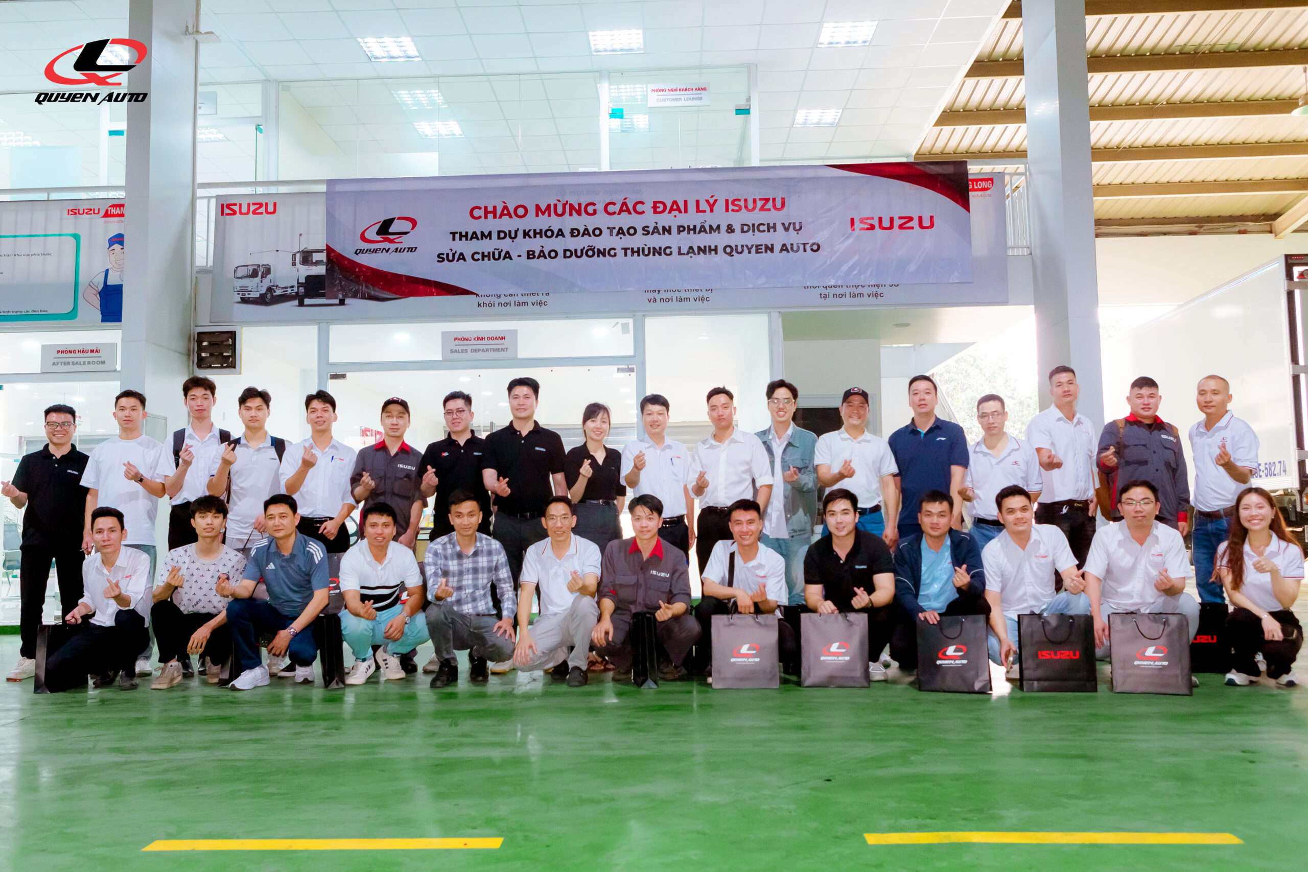 Chương trình Quyen Auto đào tạo cho đại lý ISUZU tại Hà Nội ngày 04/04/2026