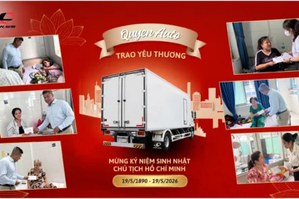 Quyen Auto trao tặng 150 phần quà tại bệnh viện Bến Lức