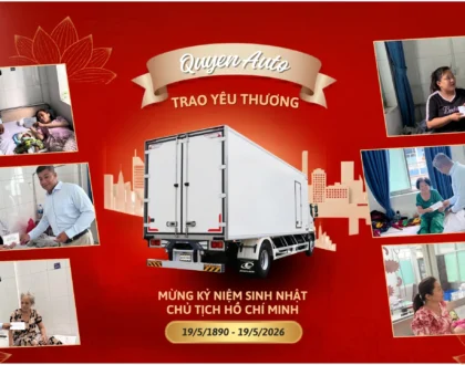 Quyen Auto trao tặng 150 phần quà tại bệnh viện Bến Lức